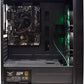 Gabinete Naceb (Na-0611) Cypher Cristal 3 Ventiladores Rgb 1*Usb 3.0 2*Usb 2.0  Sin Fuente.