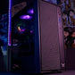 Gabinete Naceb (Na-0611) Cypher Cristal 3 Ventiladores Rgb 1*Usb 3.0 2*Usb 2.0  Sin Fuente.