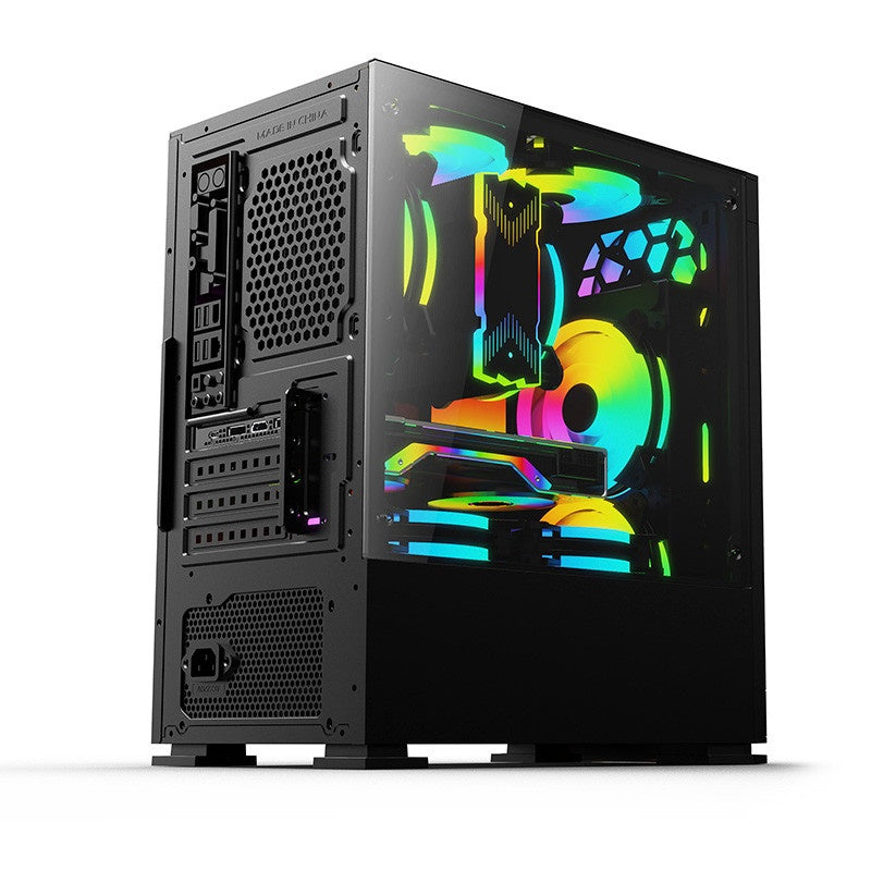Gabinete Yeyian Ych-041520 Haizen 2500 Microatx 3Vent Argb/Mesh/Negro
