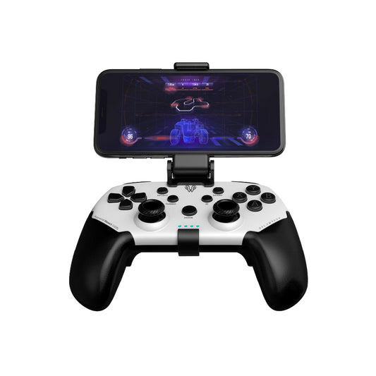 Gamepad Android Ios,Pc,Ps3,Ps4 2.4Ghz Inalambrico Bt 5.0 Blanco/Negro Br-936927