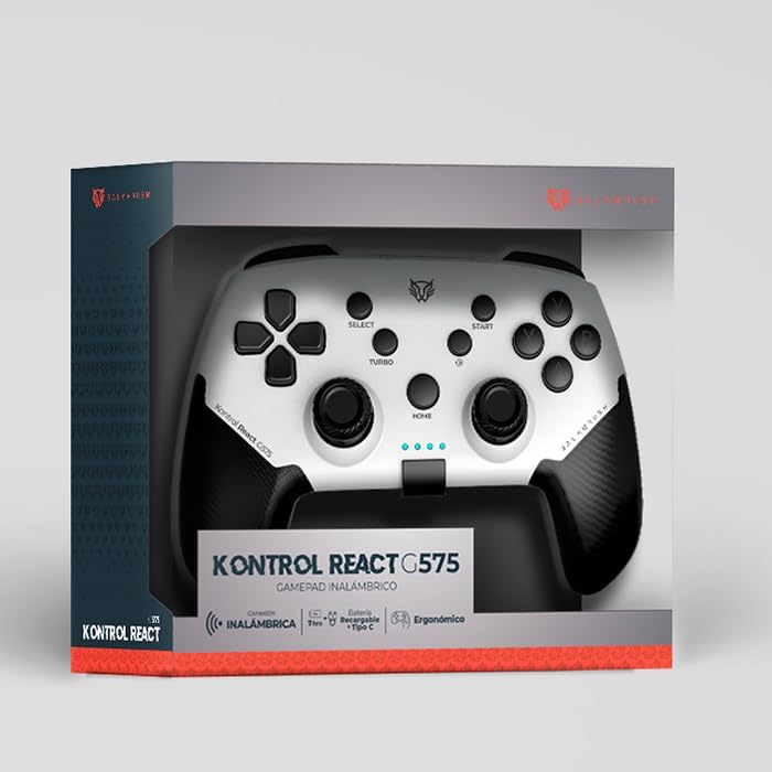 Gamepad Balam Rush (Br-936927) React G575,Bt 5.0,Android,Ios,Ps3,Ps4,Pc,N-Swiych,9 Horas