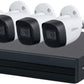 Kit Dvr Dahua 4Ch (Dh-Kit/Xvr1B04-I/4-Hfw1200Cmn-A-0280B-S5) Metal,Microfono Int,Wizsense,2Mp,1080P