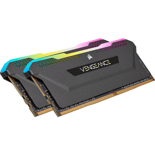 Memoria Dimm Ddr4 Corsair (Cmh16Gx4M2D3600C18) 16Gb 3600Mhz(2X8Gb) Vengeance Rgb Sl Pro Negro Cl 18