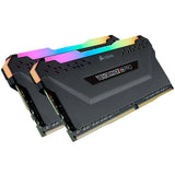 Memoria Dimm Ddr4 Corsair (Cmw16Gx4M2A2666C16) 16Gb 2666Mhz (2X8Gb) Vengeance Rgb Pro Negro Cl16