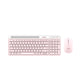 Kit Teclado Y Mouse Inalambrico Acteck (Ac-936279) Silk Mk720Rf Usbbt4000 Dpi100 Tecrosa