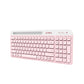 Kit Teclado Y Mouse Inalambrico Acteck (Ac-936279) Silk Mk720Rf Usbbt4000 Dpi100 Tecrosa