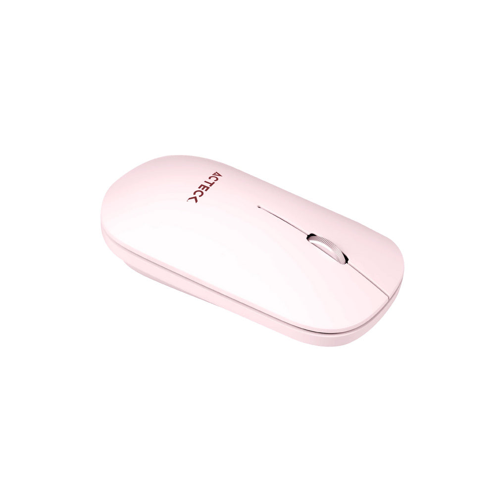 Kit Teclado Y Mouse Inalambrico Acteck (Ac-936279) Silk Mk720Rf Usbbt4000 Dpi100 Tecrosa
