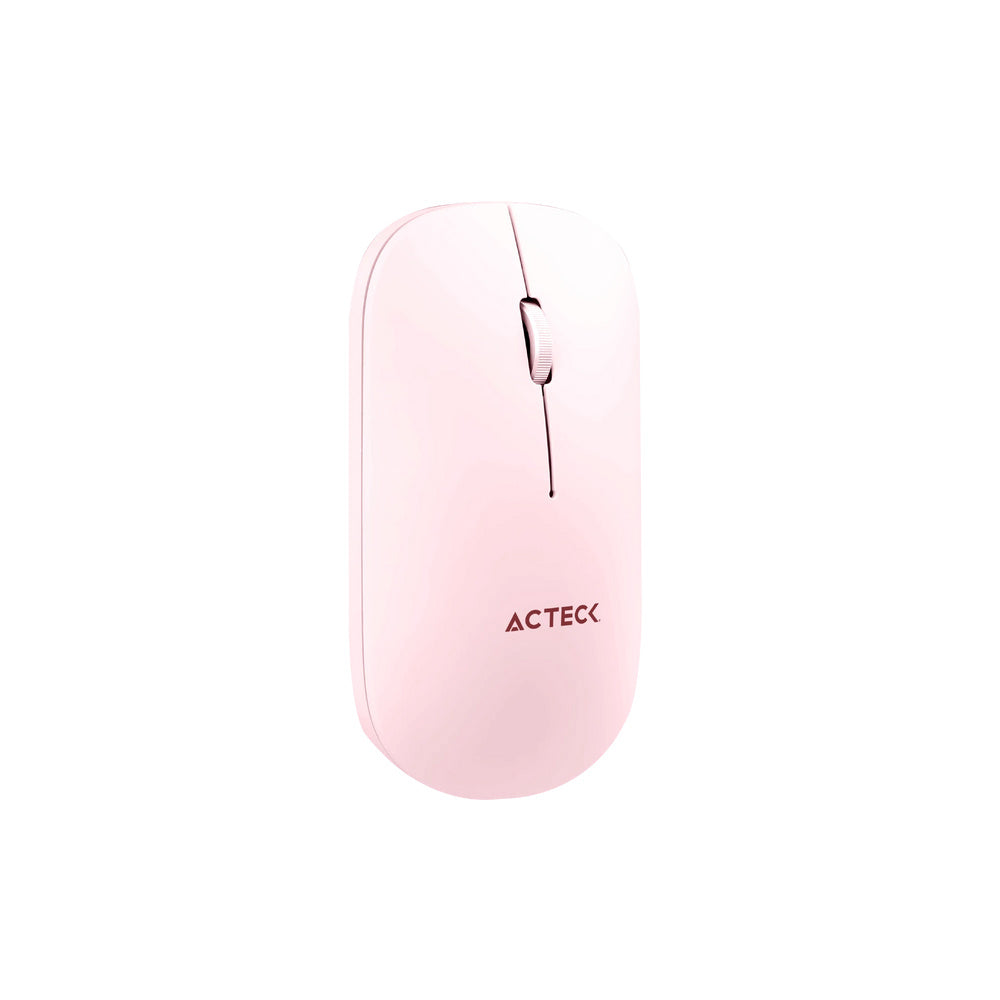 Kit Teclado Y Mouse Inalambrico Acteck (Ac-936279) Silk Mk720Rf Usbbt4000 Dpi100 Tecrosa