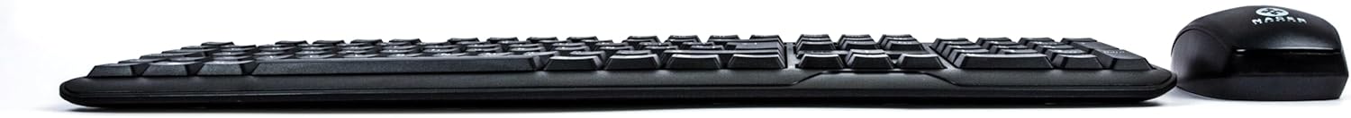 Kit Teclado  Y Mouse  Naceb (Na-426) Inalambrico,Usb,Negro,Resistente Al Agua