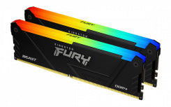 Memoria Dimm Ddr4 Kingston (Kf432C16Bbk2/16) 16Gb(2X8Gb) 3200Mhz, Fury Beast Black, Cl16