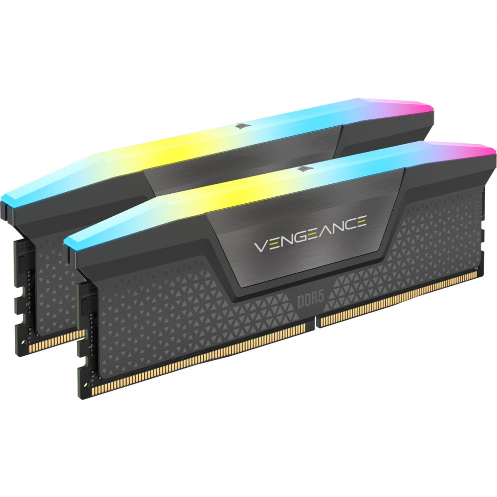 Memoria Dimm Ddr5 Corsair (Cmh32Gx5M2B5200Z40K) 32Gb (2X16Gb) 5200Mhz Vengeance Rgb Amd Expo