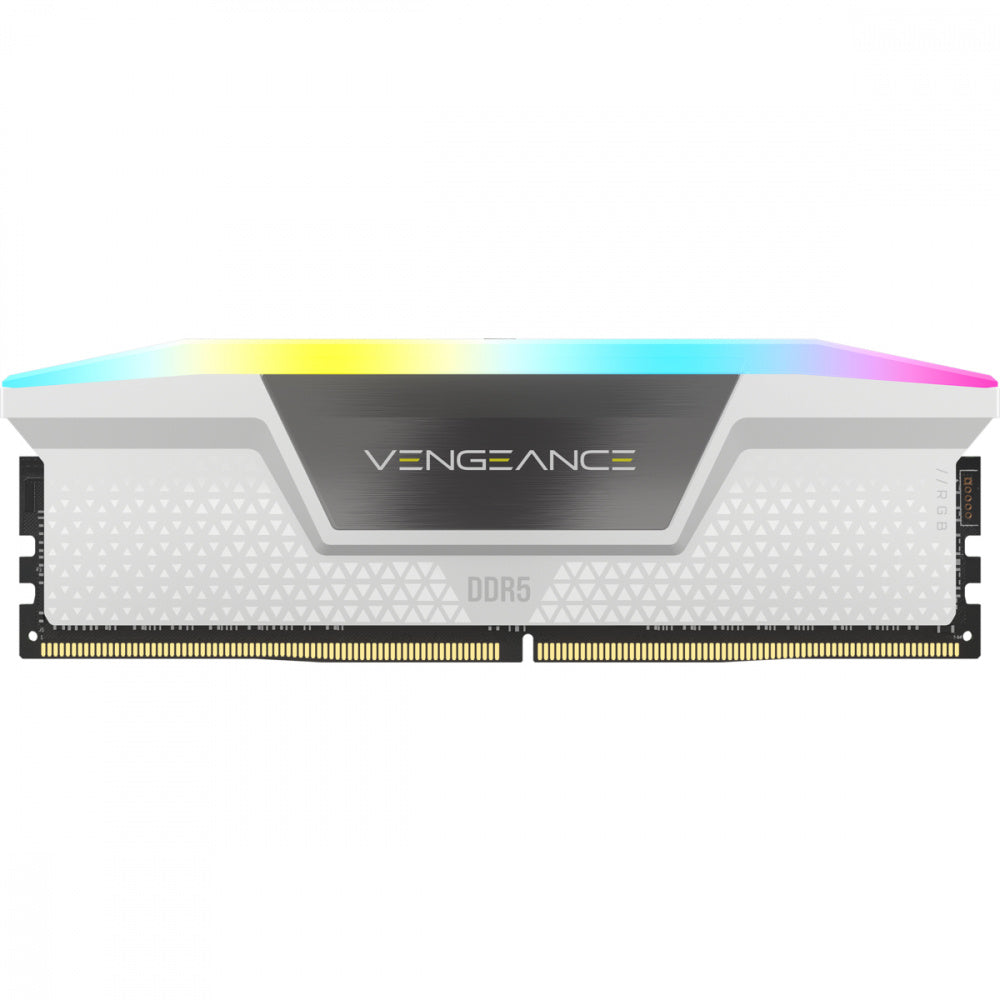 Memoria Dimm Ddr5 Corsair (Cmh64Gx5M2B5200C40W) 64Gb (2X32Gb) 5200Mhz Vengeance Rgb Blanco