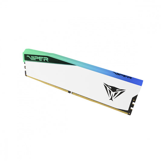 Memoria Dimm Ddr5 Patriot (Pver532G56C38W) Viper Elite 5 Rgb White 32Gb (1X32Gb) 5600Mhz Cl38