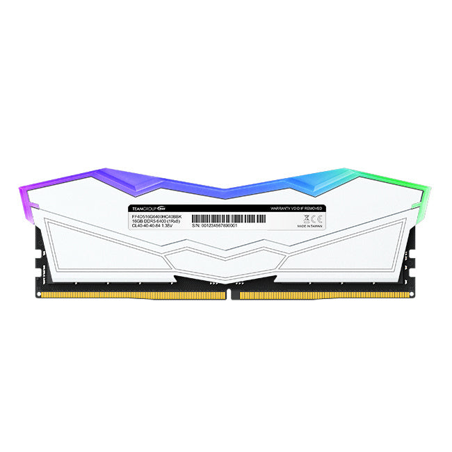 Memoria Dimm Ddr5 Teamgroup (Ff4D532G6400Hc40Bdc01) T-Force Delta 32Gb (2X16Gb) 6400Mhz Rgb Wt