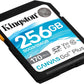 Memoria Sd Sdxc Kingston (Sdg3/256Gb) Canvas Go Plus, 256Gb, Uhs-I, Clase10