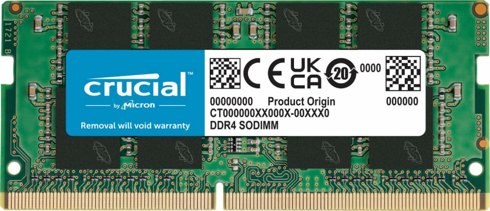 Memoria Sodimm Ddr4 Crucial Basics (Cb8Gs3200) 8Gb 3200Mhz Cl22