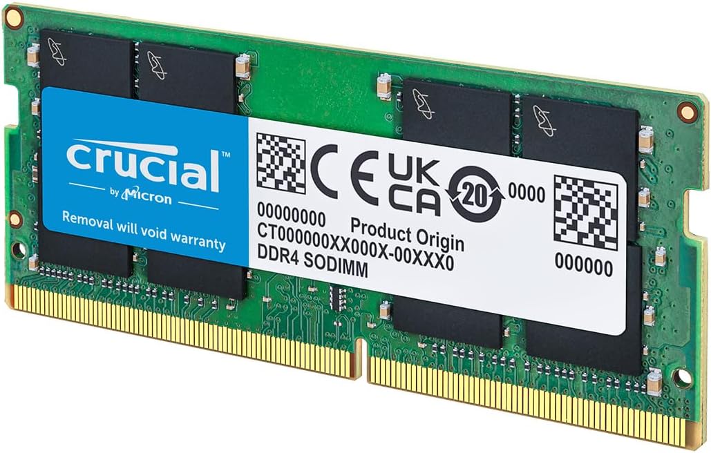 Memoria Sodimm Ddr4 Crucial (Ct8G4Sfra32A) 8Gb 3200Mhz Cl22