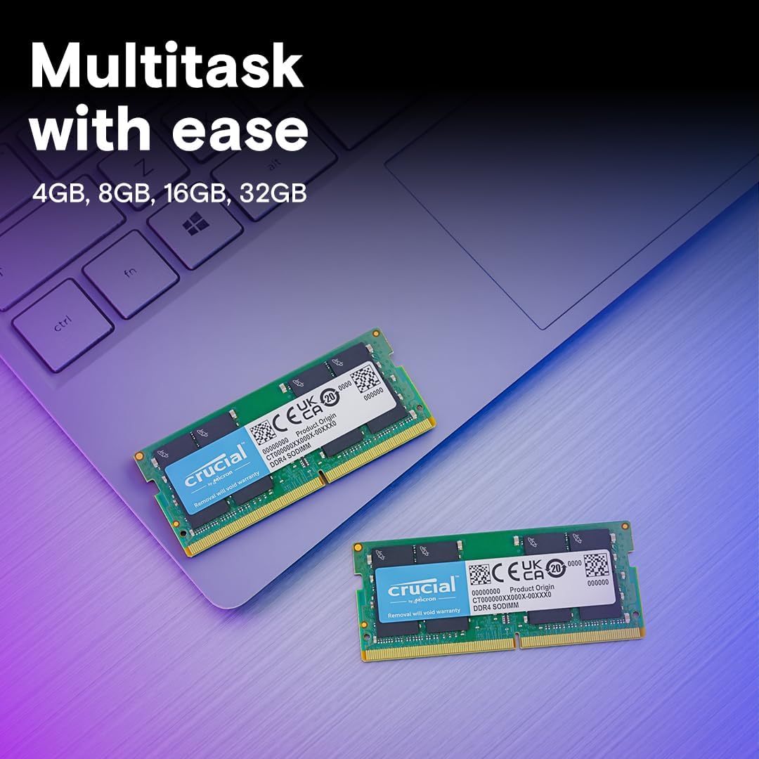Memoria Sodimm Ddr4 Crucial (Ct8G4Sfra32A) 8Gb 3200Mhz Cl22