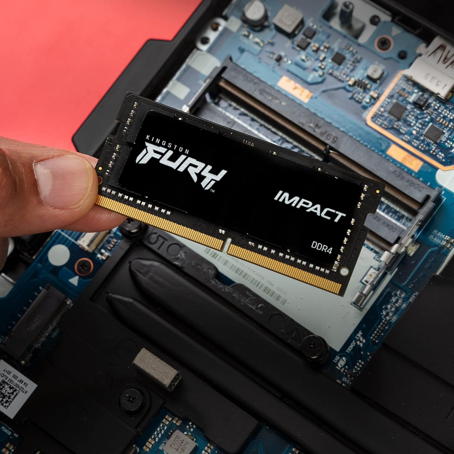 Memoria Sodimm Ddr4 Kingston (Kf432S20Ib/8) 8Gb (1X8Gb) 3200Mhz, 1Rx8, Non-Ecc, Fury Impact, Cl20
