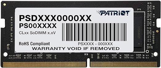 Memoria Sodimm Ddr4 Patriot (Psd432G32002S) Signature 32Gb (1X32Gb) 3200Mhz Cl22
