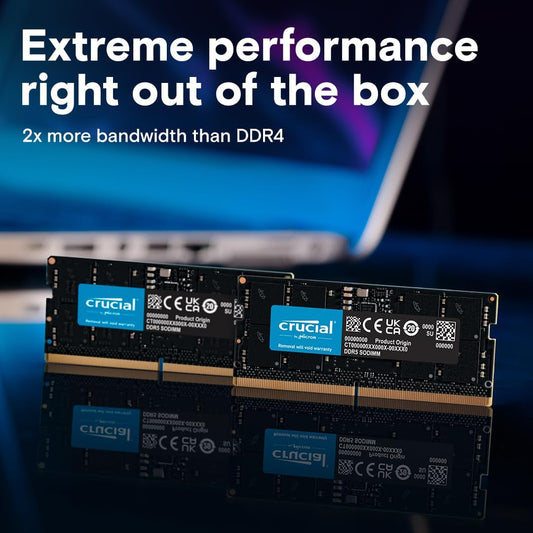 Memoria Sodimm Ddr5 Crucial (Ct16G56C46S5) 16Gb 5600Mhz, Cl46