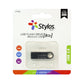 Memoria Usb Stylos (Stmusb1B) 8Gb St100 Usb 2.0 Metal Plata