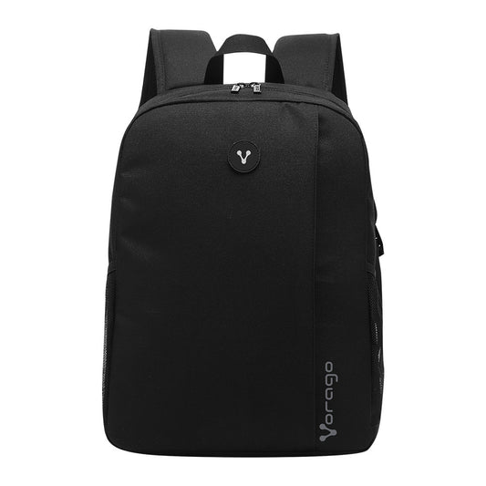 Mochila Vorago Ligera Polyester Soporta Laptop 15.6"" Negra Bp-201