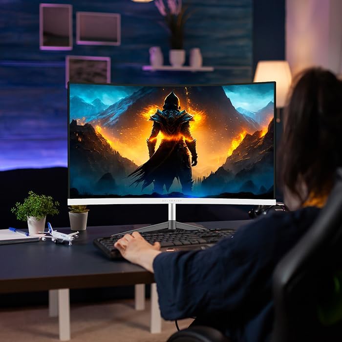 Monitor 23.8" Balam Rush (Br-938327) Ultra Earth Ii Mgx23C,1920*1080,165Hz,1Ms,Hdmi,Dp,Curvo,Negro