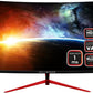 Monitor 27" Balam Rush (Br-932448) Mtx27C,Earth,1920X1080,165Hz,Hdmi,Displayport+Audio+Dc,Curvo,Negr