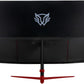 Monitor 27" Balam Rush (Br-932448) Mtx27C,Earth,1920X1080,165Hz,Hdmi,Displayport+Audio+Dc,Curvo,Negr