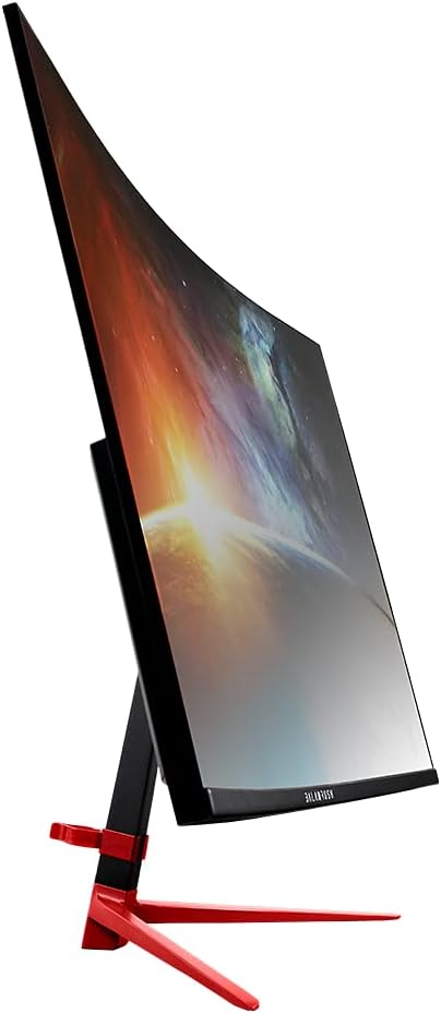 Monitor 27" Balam Rush (Br-932448) Mtx27C,Earth,1920X1080,165Hz,Hdmi,Displayport+Audio+Dc,Curvo,Negr