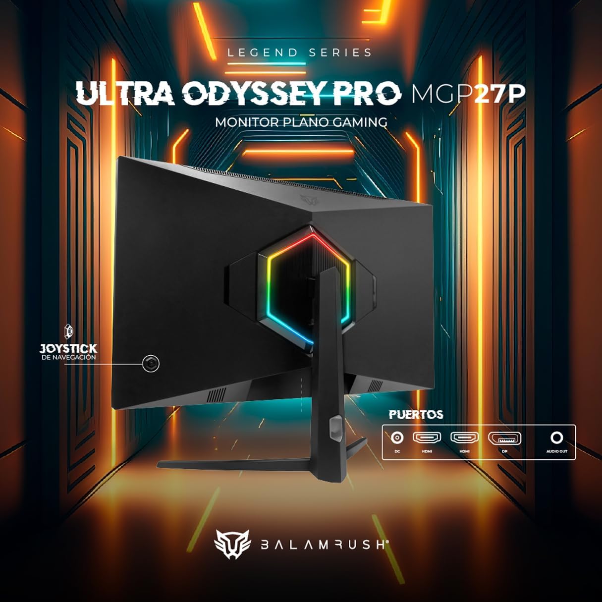 Monitor 27 Balam Rush (Br-938624) Ultra Odyssey Pro Mgx271920*1080200Hz1Mshdmidpplanonegro