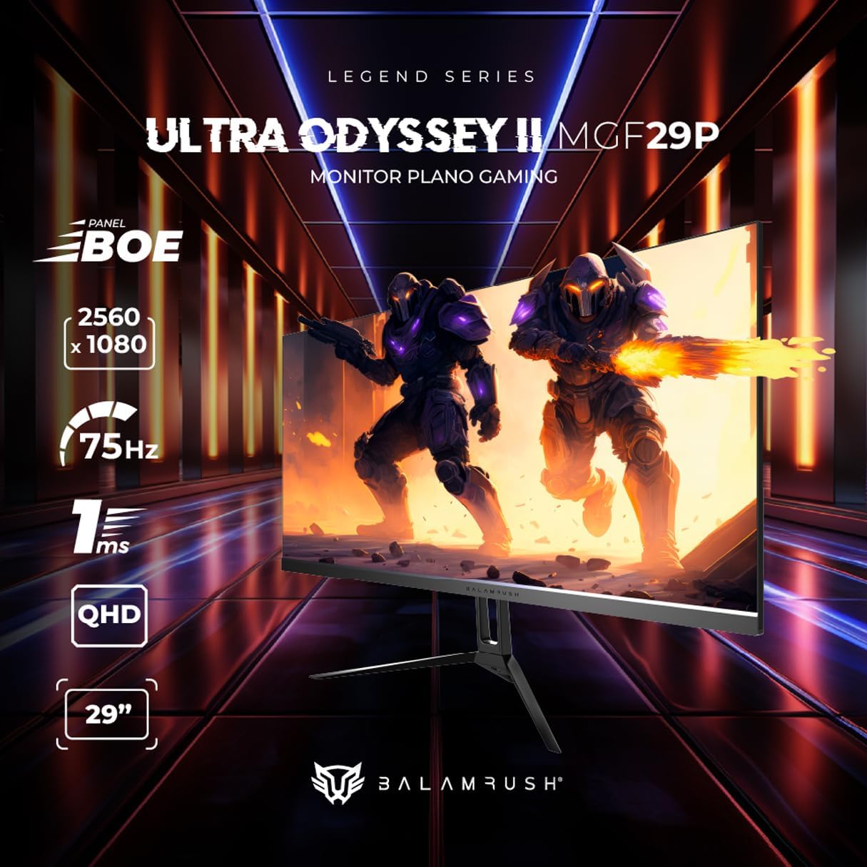 Monitor 29 Balam Rush (Br-938648) Ultra Odyssey Ii Mgf29P2560*108075Hz1Mshdmidpplanonegro