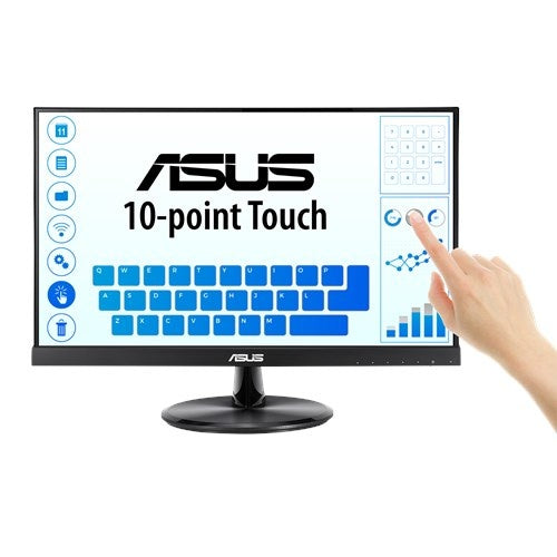 Monitor Asus Vt229H W-Led Touch 21.5'', Full Hd, Hdmi, Bocinas Integradas (2 X 1.5W), Negro