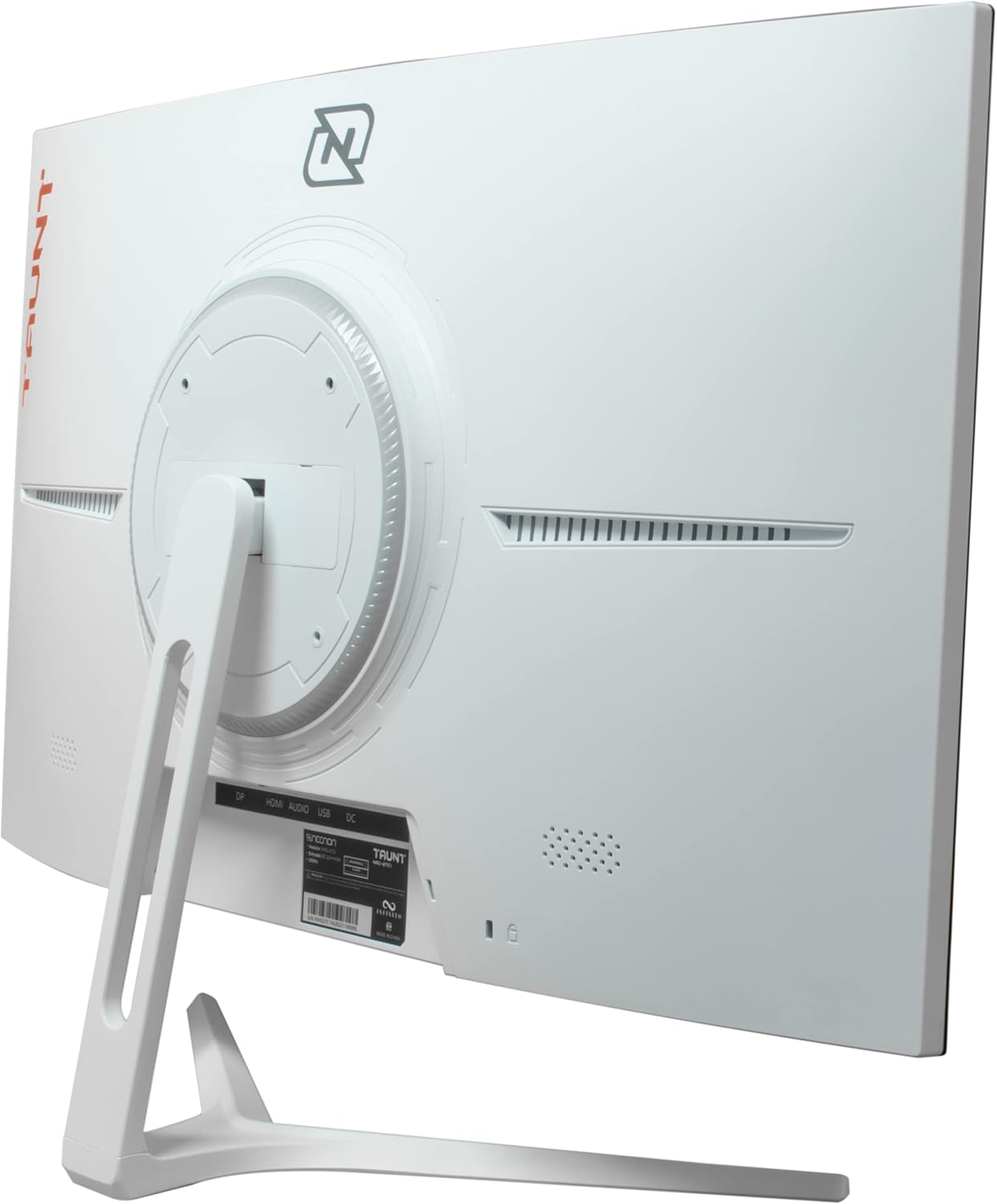 Monitor Gaming Led 27" Necnon (Nmg-27C1-Bl) 1920X1080, Curvo, 165Hz, 1Ms, Rgb, Hdmi, Vga, Dp, Blanco