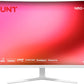 Monitor Gaming Led 31.5" Necnon (Nmg-32C1-Bl) 1920X1080, Curvo, 165Hz, 1Ms, Rgb, Hdmi,Vga,Dp, Blanco