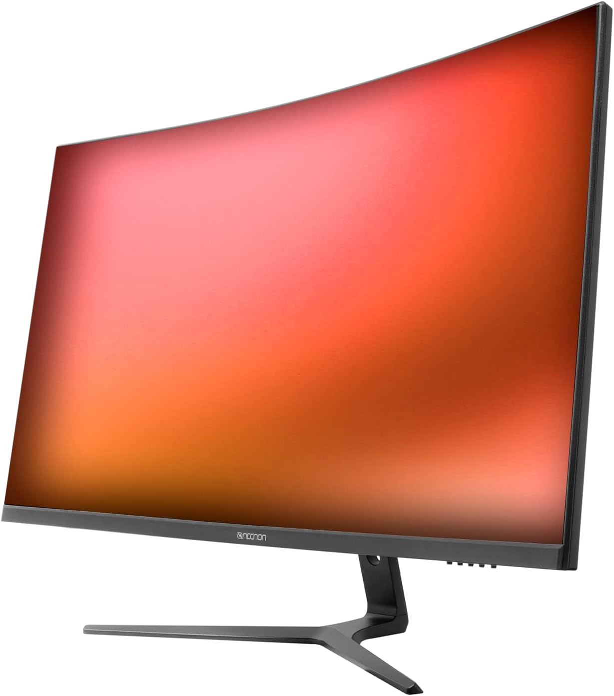 Monitor Gaming Led 31.5" Necnon (Nmg-32C2-Bl) 1920X1080, Curvo, 240Hz, 1Ms, Rgb, Hdmi,Vga,Dp, Blanco