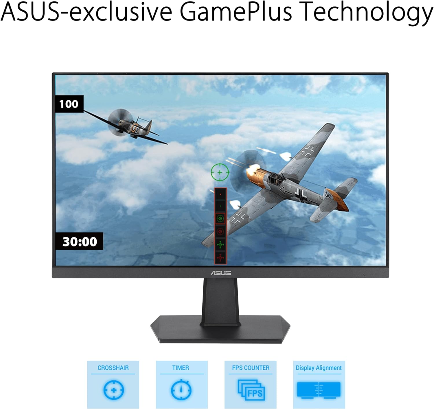 Monitor Led Asus 23.8" (Va24Ehf) 1920X1080 100Hz,Ips,Hdmi,Adaptative-Sync,Negro