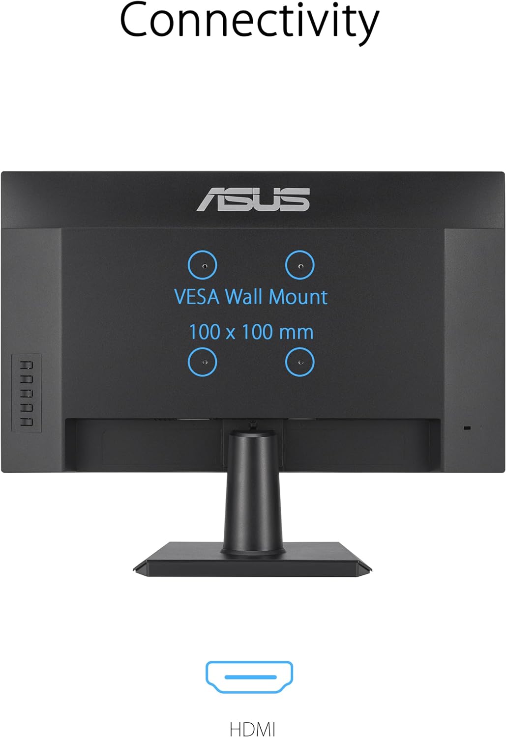 Monitor Led Asus 23.8" (Va24Ehf) 1920X1080 100Hz,Ips,Hdmi,Adaptative-Sync,Negro
