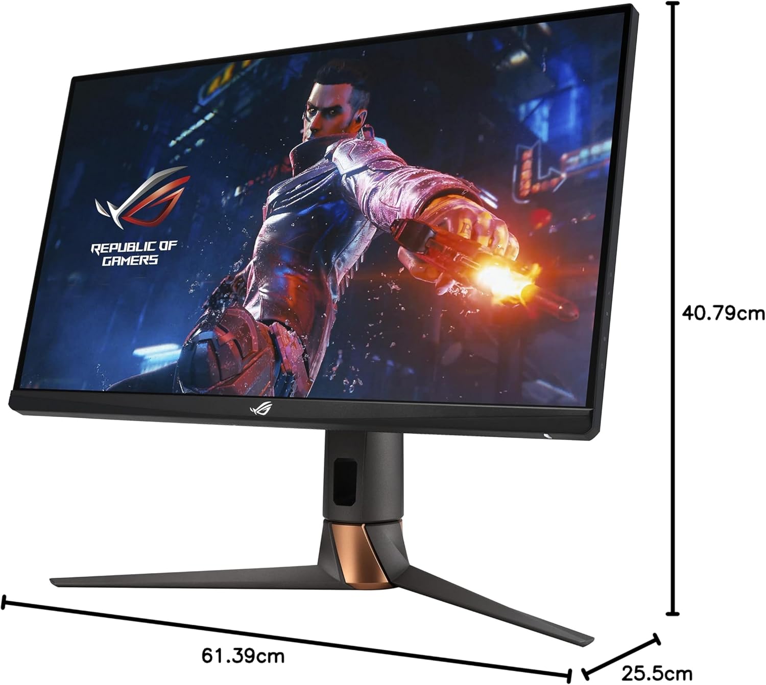 Monitor Led Asus 27 (Pg279Qm) Rog Swift2560X1440Qhdips240Hz1Ms2*Hdmidpg-Synchdr10Negro