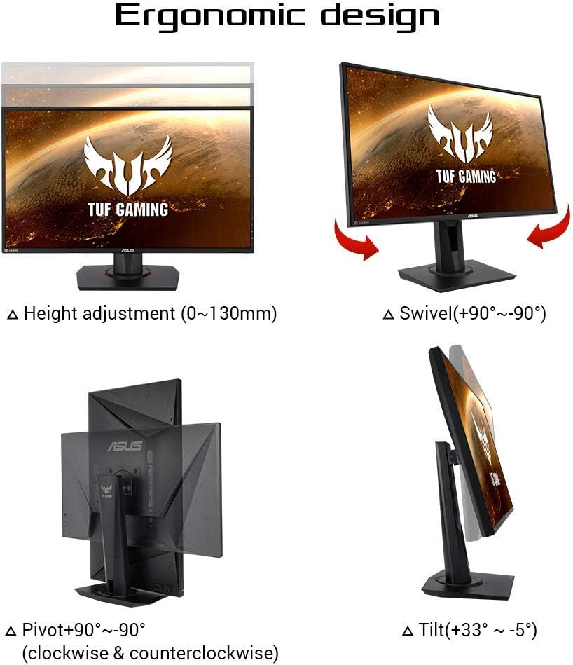 Monitor Led Asus 27 (Vg279Qm) Tuf Gaming 1920X1080 280Hzfull Hdips1Ms2*Hdmidpg-Synchdrgris