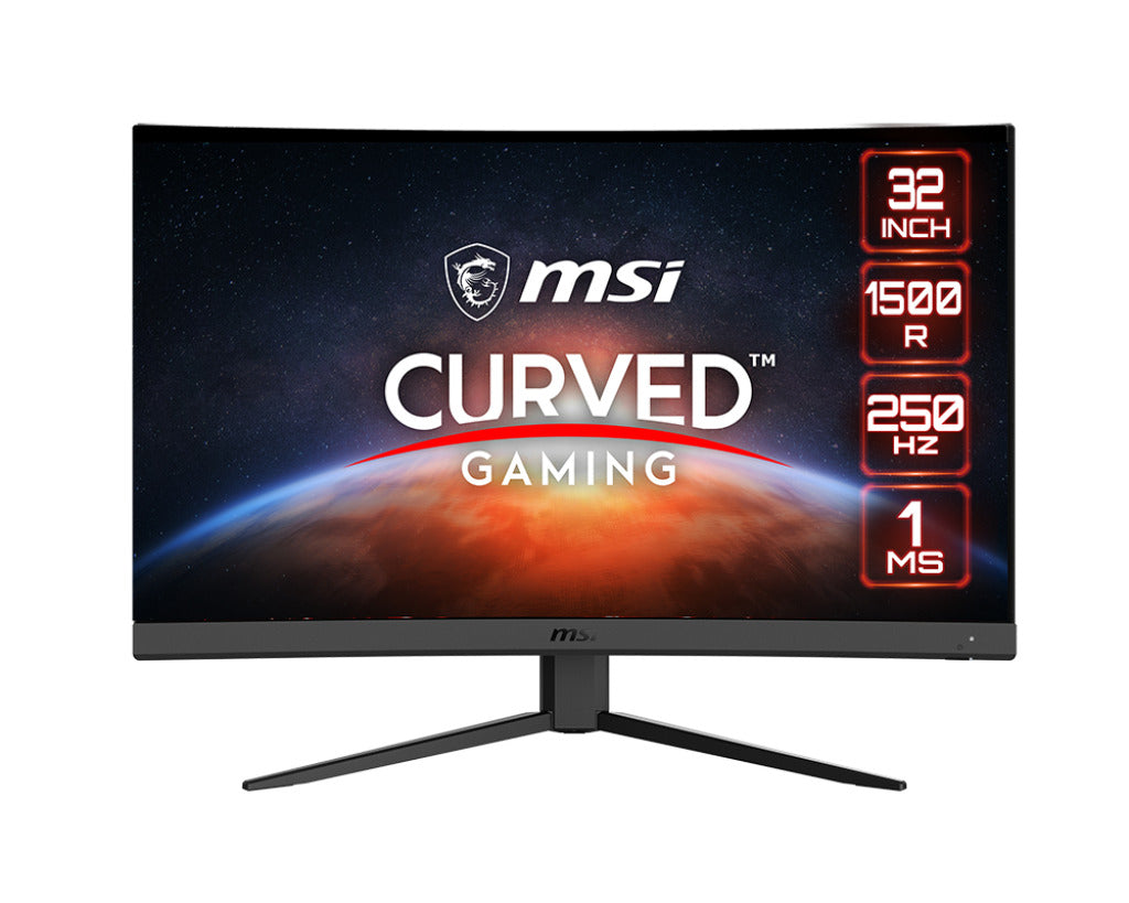 Monitor Led Msi 32" (G32C4X) 1920X1080 Full Hd, Curvo, 250 Hz, 1Ms, 2*Hdmi, 1*Dp