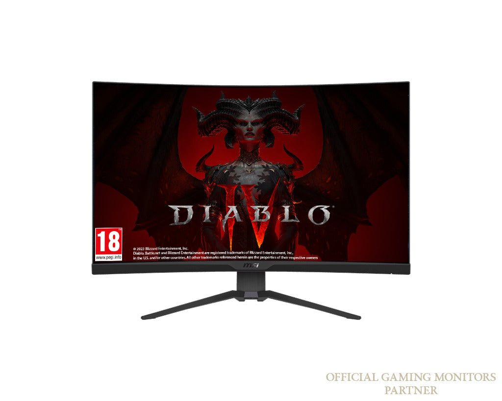 Monitor Led Msi 32" (Mag 325Cqrf Qd) 2560X1440, Curvo, 170 Hz, 1Ms, 2*Hdmi, 1*Dp, 1* Usb Tipo C