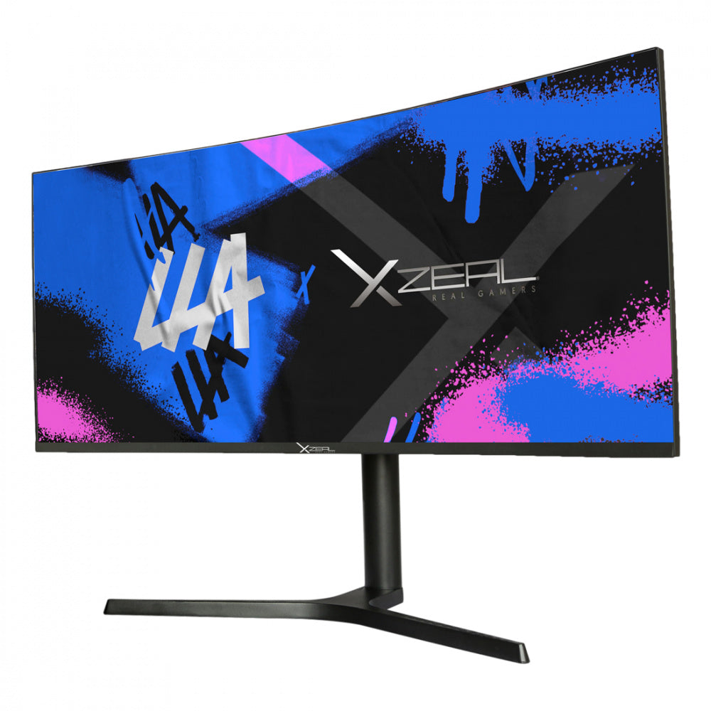 Monitor Led Xzeal 34 (Xzmo341B) Xz6010 Curvo Wqhd 100Hz 4Ms 1*Dp 1*Hdmi Negro