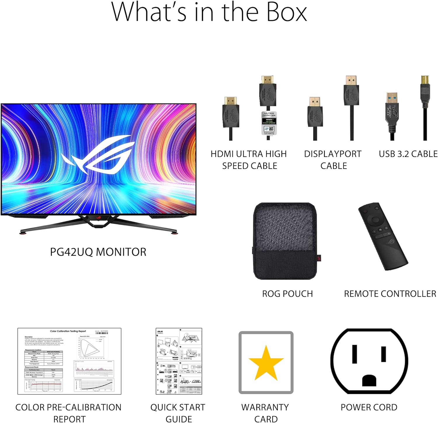 Monitor Oled Asus 41.5 (Pg42Uq) Rog Swift3840X2160138Hz0.1Msoled4*Hdmidp4*Usbg-Synchdr10