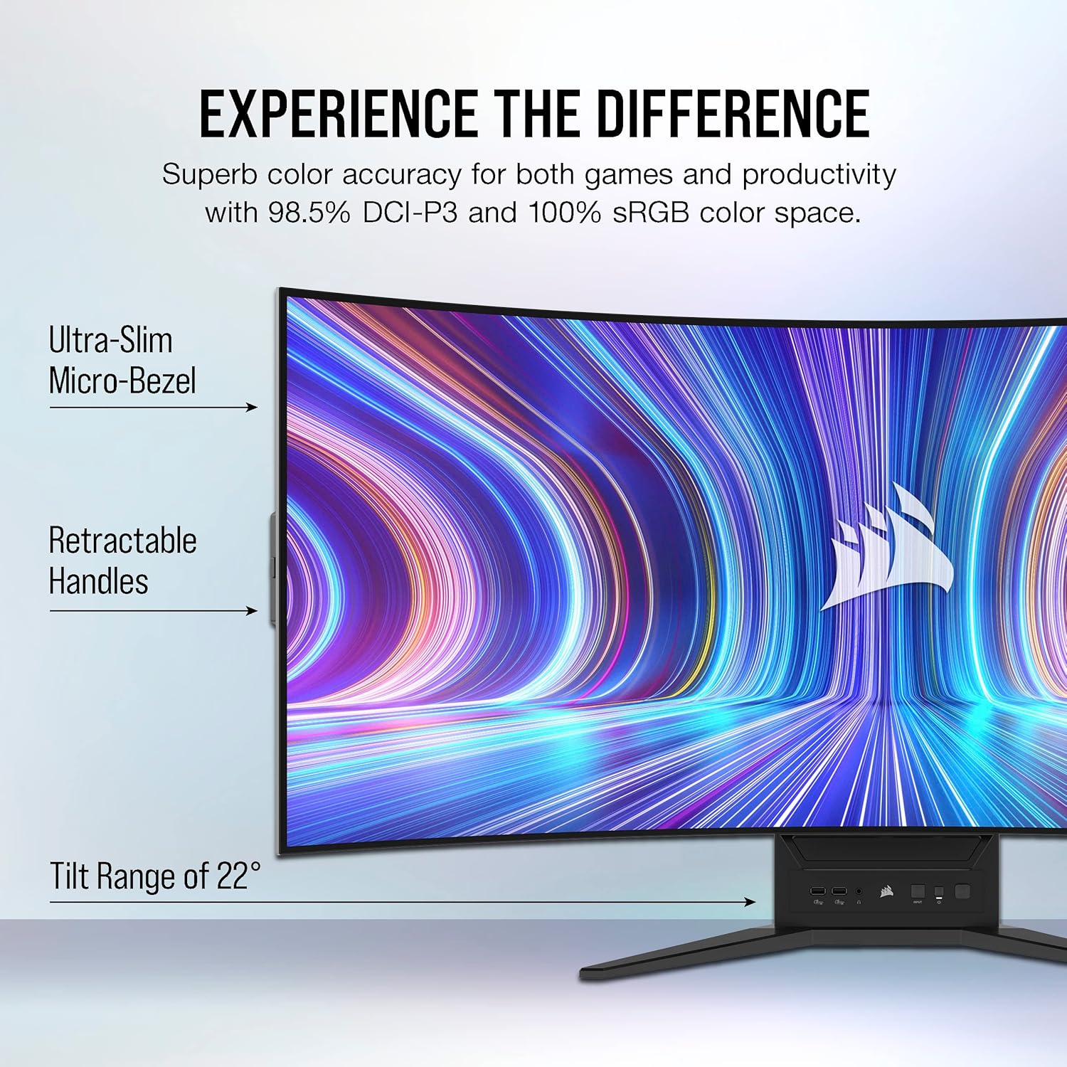 Monitor Oled Corsair 45 (Cm-9030001-Na) Xeneon Flex 45Wqhd2403440*14402 Hdmi1 Dp240Hzflexible