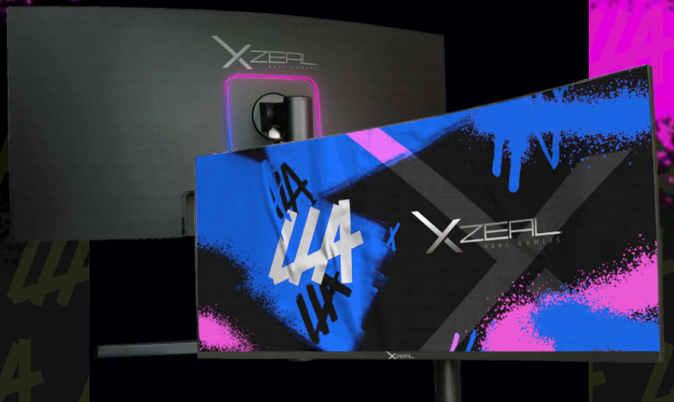 Monitor Xzeal 34"" Gaming Lla Curvo 3440X1440 100Hz Hdmi/Dp (Xzmo341B)