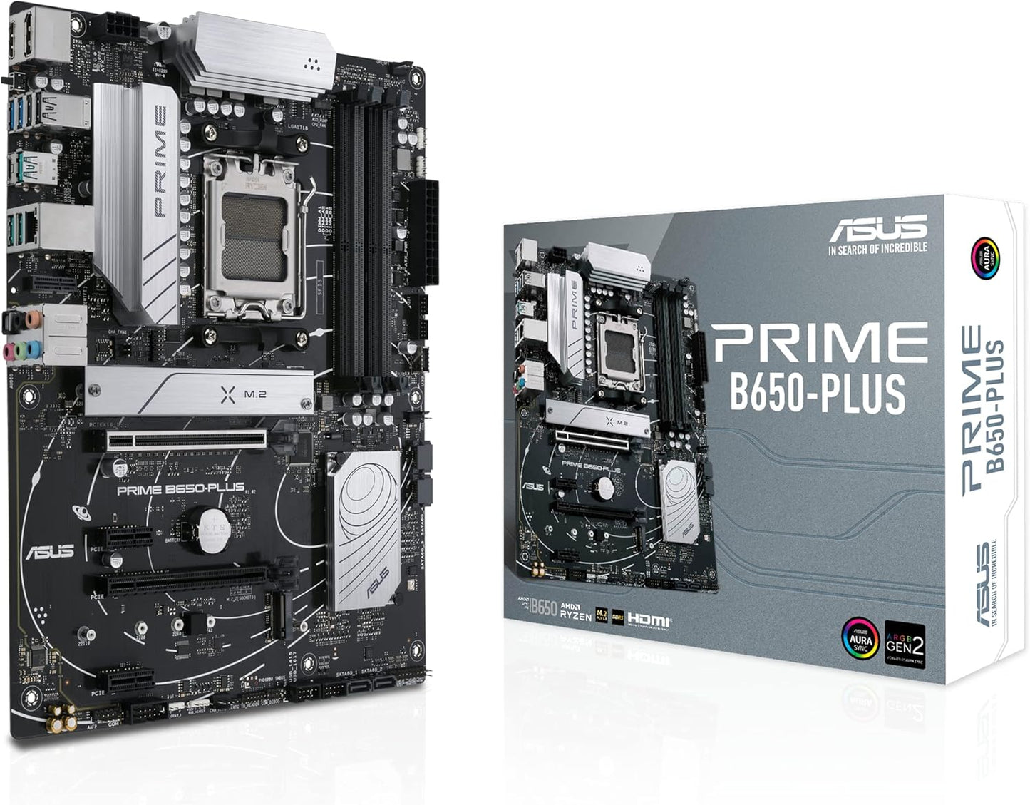 Motherboard Asus (Prime B650-Plus) Socket Am5,4*Ddr5,Hdmi,Dp,Vga,Pcie-4.0,Atx