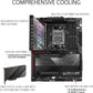 Motherboard Asus (Rog Crosshair X670E Hero) Socket Am5,Pci-E 5.0,4*Ddr5,Hdmi,2*Usb4,Wifi6E,Atx
