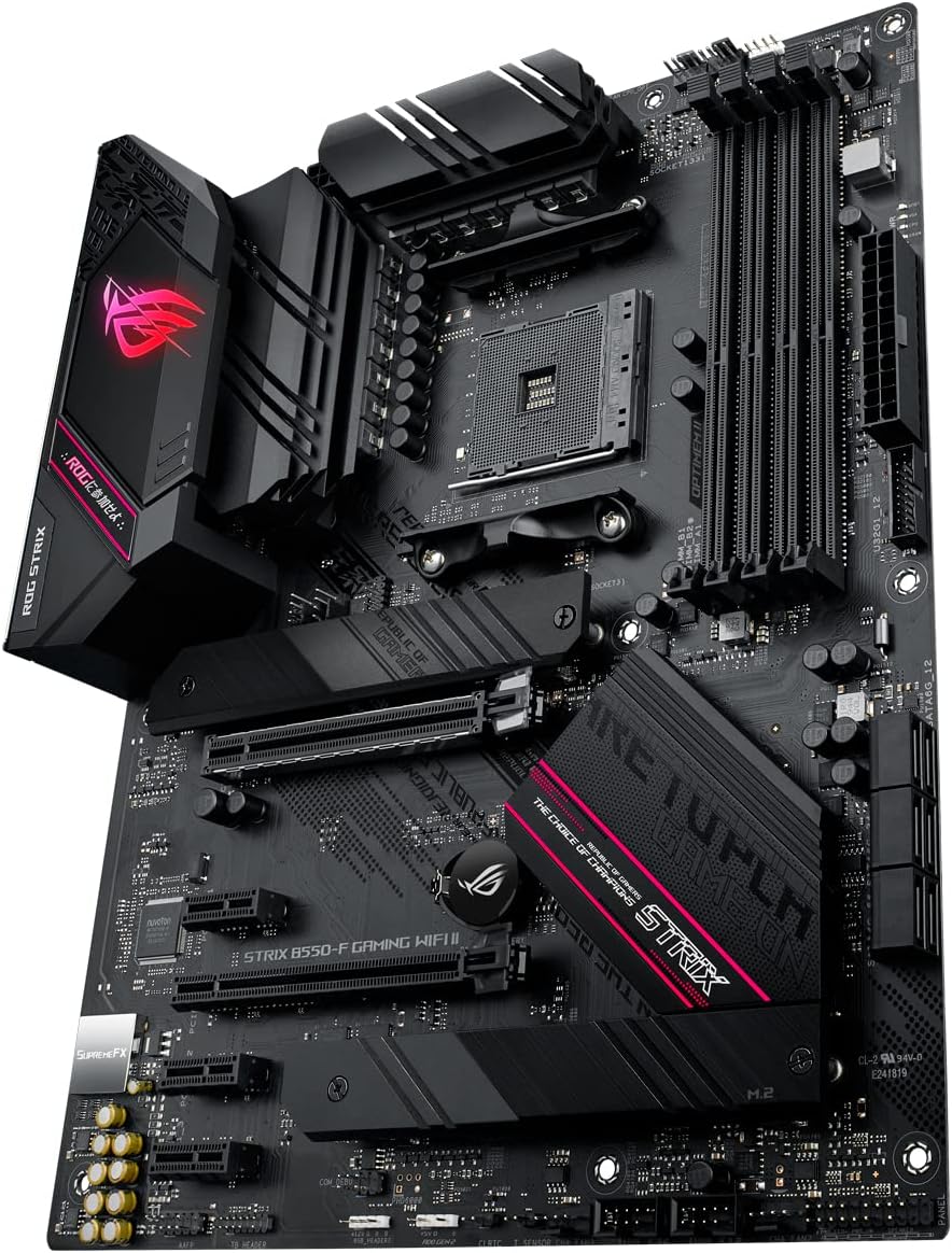 Motherboard Asus (Rog Strix B550-F Gaming Wifi Ii) Socket Am4,4*Ddr4,Hdmi,Dp,Pcie-4.0,Wifi6E,Atx